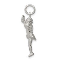 Sterling Silver Cheerleader Charm view 2