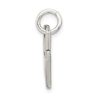 Sterling Silver Antiqued Sign Language Charm view 2