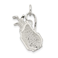 Sterling Silver Golf Bag Charm view 4