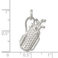 Sterling Silver Golf Bag Charm view 3