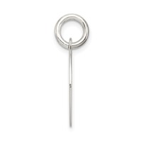 Sterling Silver Polished Enamel Believe Pendant view 2