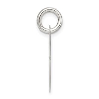 Sterling Silver Polished Enamel Hope Pendant view 2