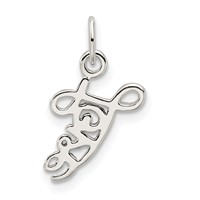 Sterling Silver Love Pendant view 3