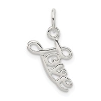 Sterling Silver Love Pendant view 1