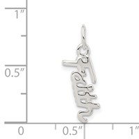Sterling Silver Faith Pendant view 4