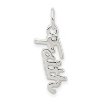 Sterling Silver Faith Pendant view 1