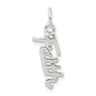 Sterling Silver Faith Pendant