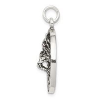 Sterling Silver Antiqued Tree Charm view 2