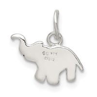 Sterling Silver Enameled Elephant Charm view 4