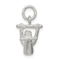 Sterling Silver Gymnast Charm view 2