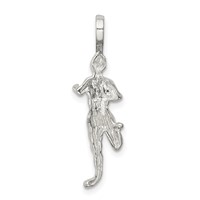 Sterling Silver Runner Pendant view 4