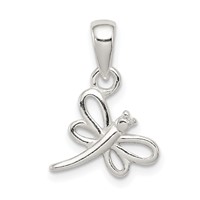 Sterling Silver Dragonfly Petite Pendant view 1