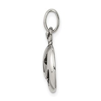 Sterling Silver Pumpkin Charm view 2