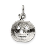 Sterling Silver Pumpkin Charm view 3