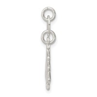 Sterling Silver Polished Christmas Tree Charm view 2