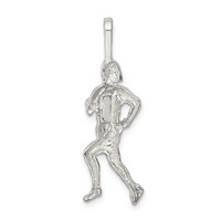 Sterling Silver Runner Pendant view 4