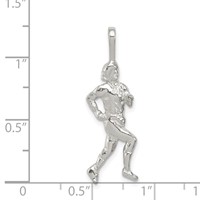 Sterling Silver Runner Pendant view 3
