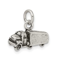 Sterling Silver Antiqued Truck Charm view 5