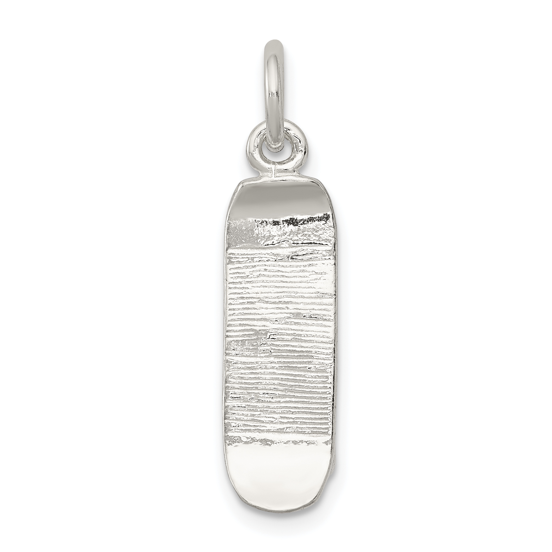 Sterling Silver Skateboard Charm (QC761)
