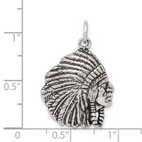Sterling Silver Antiqued Man Charm view 4
