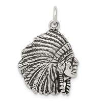 Sterling Silver Antiqued Man Charm view 1