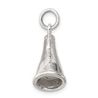 Sterling Silver Megaphone Charm view 2