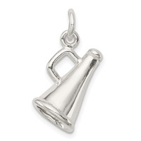 Sterling Silver Megaphone Charm view 4