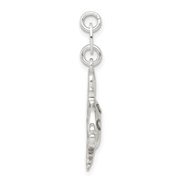 Sterling Silver Polished Crab Charm view 2