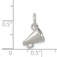 Sterling Silver Megaphone Charm view 3