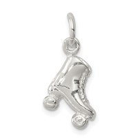 Sterling Silver Roller Skate Charm view 1