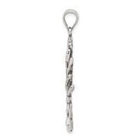 Sterling Silver Antiqued Scorpion Charm view 2
