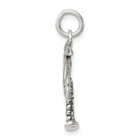 Sterling Silver Antiqued Palm Tree Charm view 2