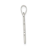 Sterling Silver Polished Puzzle Pieces Pendant view 2