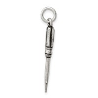 Sterling Silver Antiqued Screwdriver Charm view 2