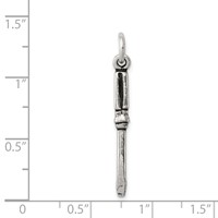 Sterling Silver Antiqued Screwdriver Charm view 3