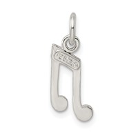 Sterling Silver Music Notes Charm view 4