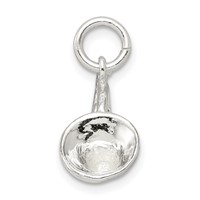 Sterling Silver French Horn Charm view 2