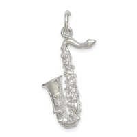 Sterling Silver Saxophone Charm view 4