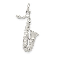 Sterling Silver Saxophone Charm view 1