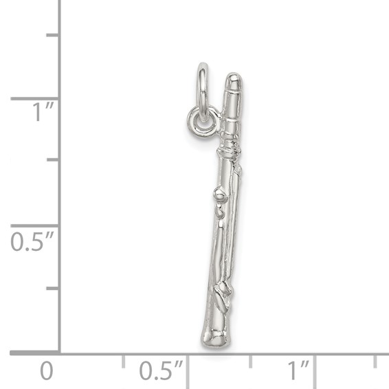 Sterling Silver Clarinet Charm
