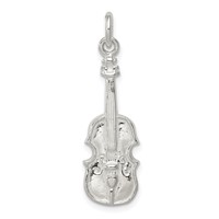 Sterling Silver Violin Charm view 1