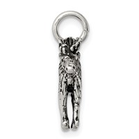 Sterling Silver Antiqued Moose Charm view 2