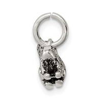 Sterling Silver Antiqued Squirrel Charm view 2