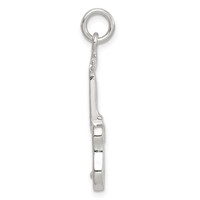 Sterling Silver Guitar Charm view 2