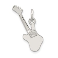 Sterling Silver Electric Guitar Charm view 4