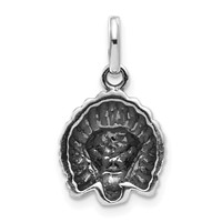 Sterling Silver Antiqued Lion Charm view 4