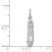 Sterling Silver Ballet Slippers Charm view 3