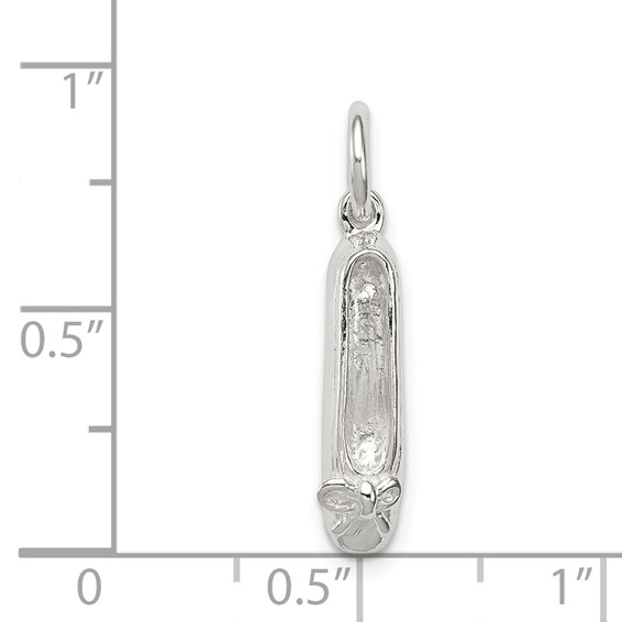 Sterling Silver Ballet Slippers Charm