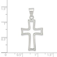 Sterling Silver Cross Charm view 3