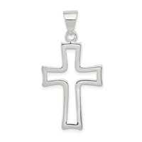 Sterling Silver Cross Charm view 1